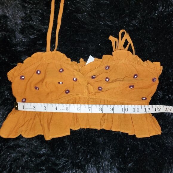 Free People Orange Embellished Camisole - Picture 2 of 8